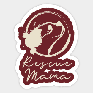 Rescue Mama Sticker